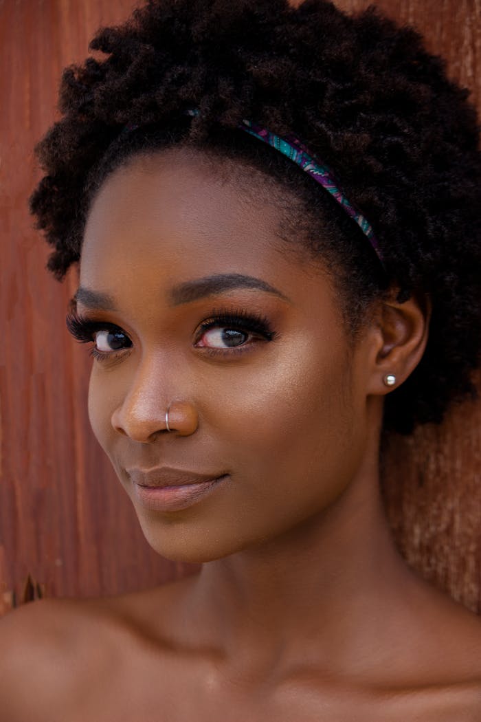 Portrait Of Woman Wearing Headband